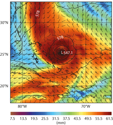 High-resolution forecast of Hurricane Joaquin
