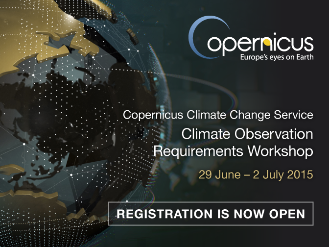 Copernicus Climate Observation Requirements Workshop Image Copernicus Climate Observation Requirements Workshop Image