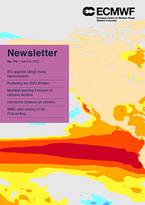 ECMWF Newsletter 176 Cover