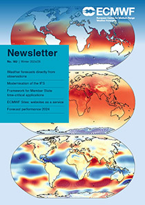 ECMWF Newsletter 182 cover