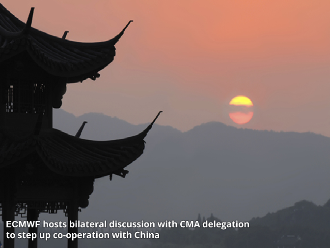 Meeting between ECMWF and CMA