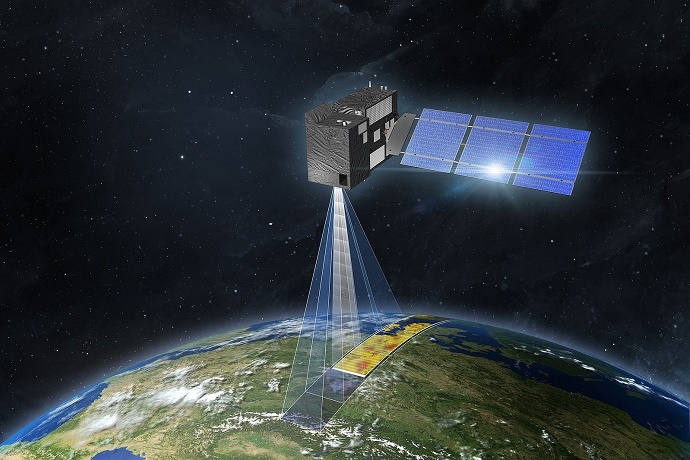 Copernicus CO2 satellite image