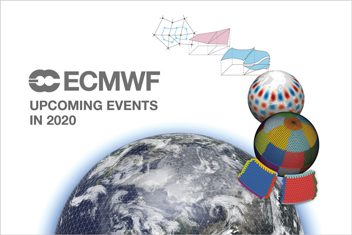 Graphic for ECMWF events 2020