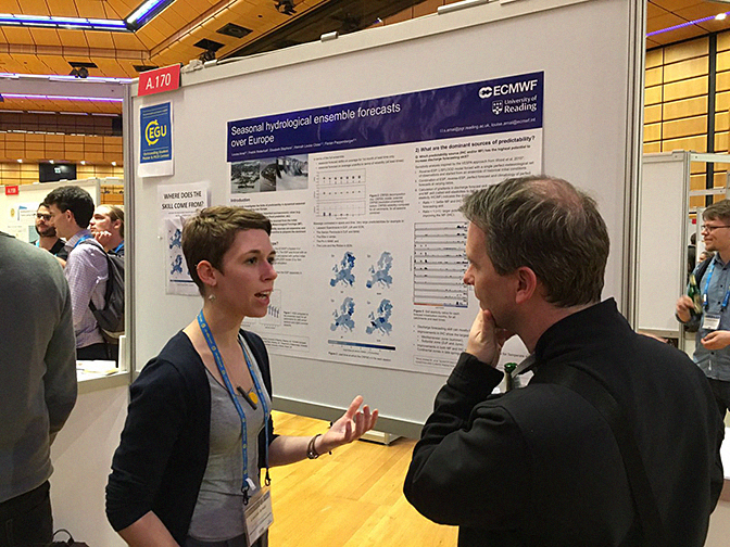 ECMWF's Louise Arnal at the EGU General Assembly 2016 ECMWF's Louise Arnal at the EGU General Assembly 2016