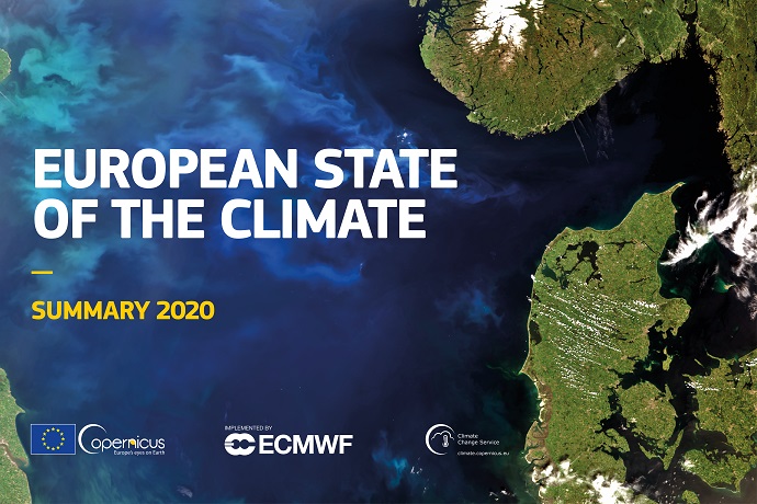 European state of the climate poster