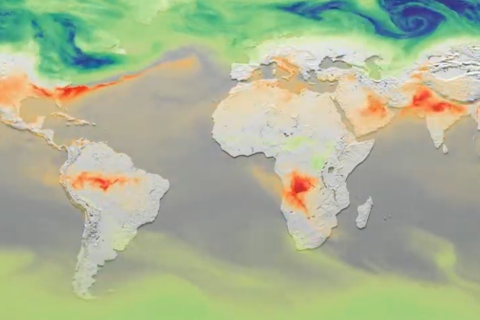 Example CO2 distribution from 2015 Example CO2 distribution from 2015