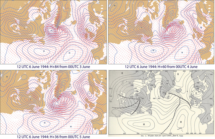 D-Day Weather Chart ECMWF