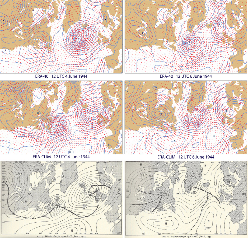 D-Day Weather Chart ECMWF