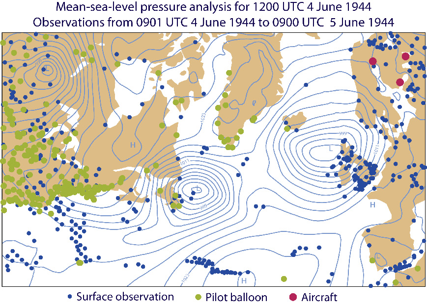 4 Day Weather Chart