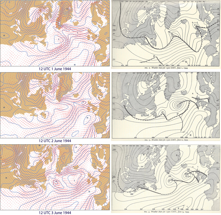 D-Day Weather Chart ECMWF