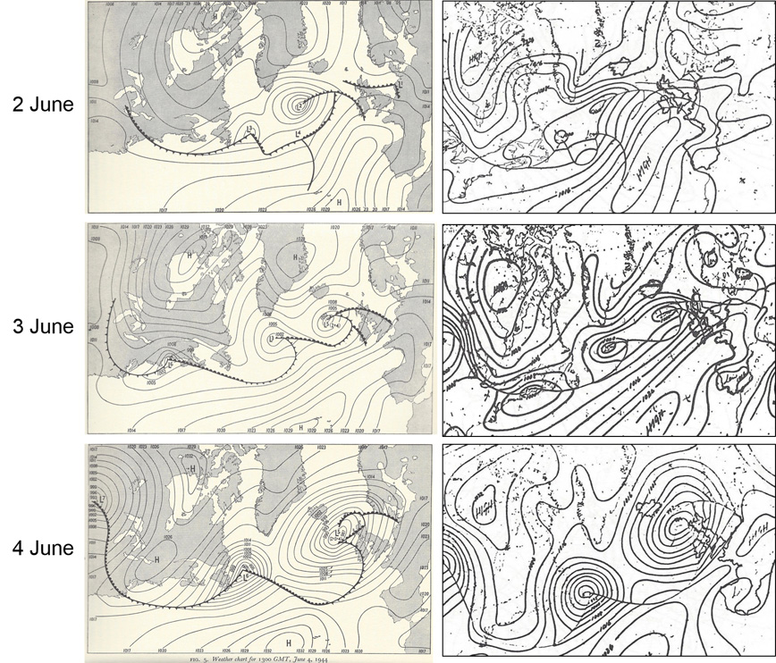 D-Day Weather Chart ECMWF