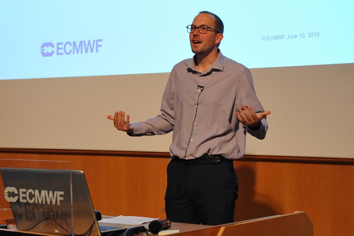 Florian Pappenberger at the observational campaigns workshop June 2019 Florian Pappenberger at the observational campaigns workshop June 2019
