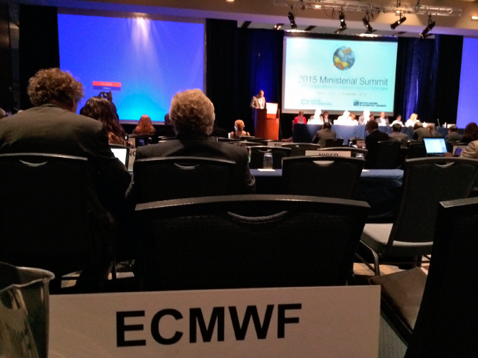 Ministerial Summit for Group on Earth Observations, Mexico, 2015