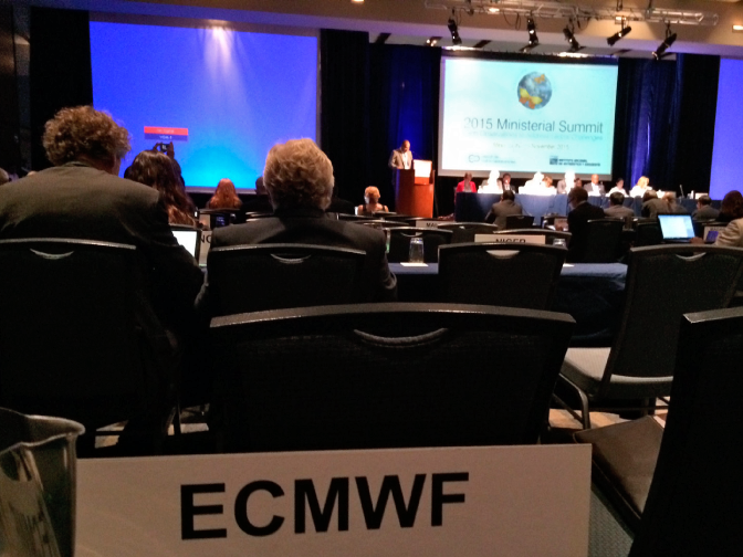 GEO, ministerial summit, 2015, mexico Ministerial Summit for Group on Earth Observations, Mexico, 2015