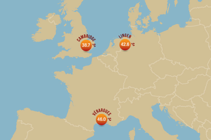 2019 temperature records in France, Germany, UK 2019 temperature records in France, Germany, UK