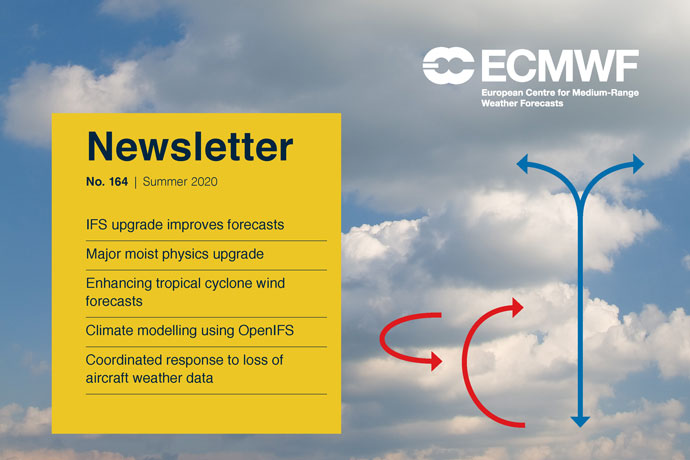ECMWF Newsletter 164 cover ECMWF Newsletter 164 cover