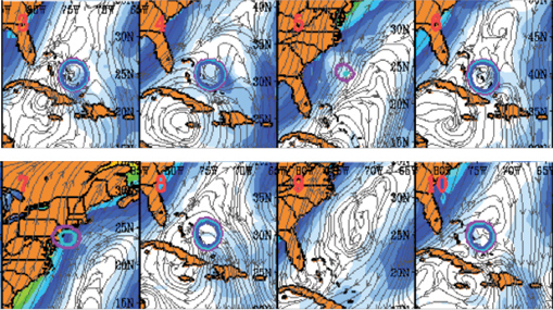 Ensemble ‘postage stamps’ of Hurricane Joaquin