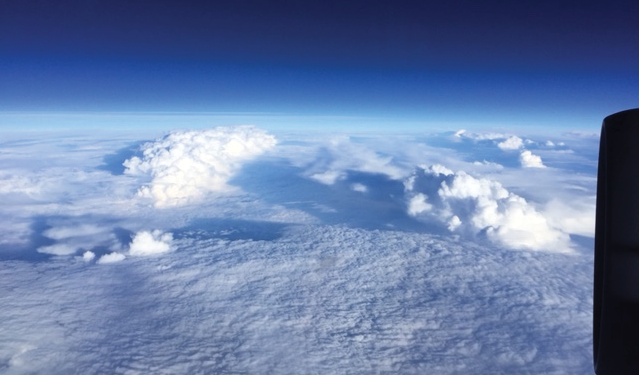 Hurricane Patricia from above