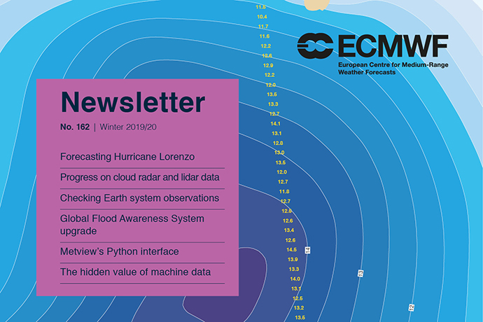 ECMWF Newsletter 162 cover ECMWF Newsletter 162 cover