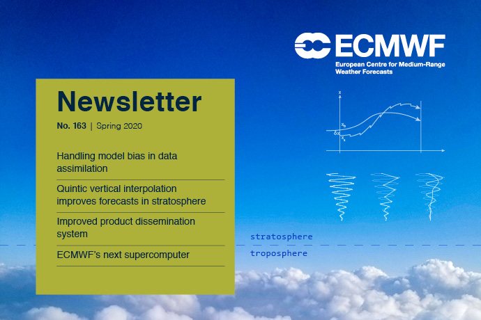 ECMWF Newsletter 163 cover ECMWF Newsletter 163 cover