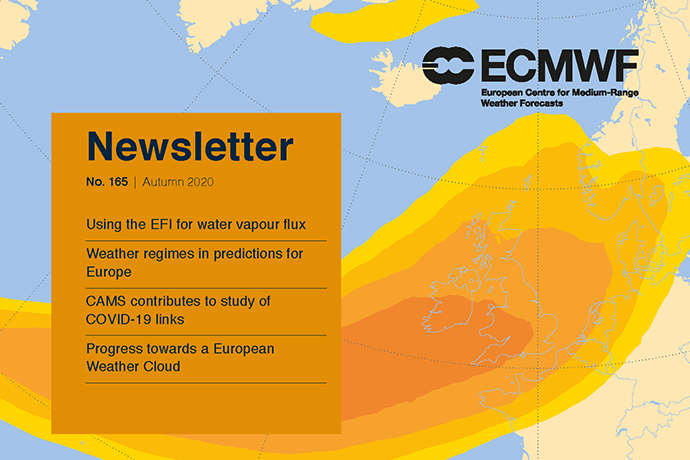 ECMWF Newsletter 165 cover page image ECMWF Newsletter 165 cover page image