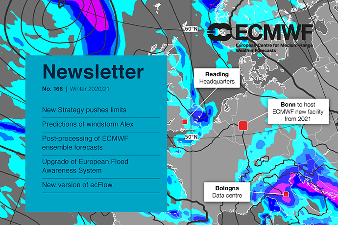ECMWF Newsletter 166 cover page image ECMWF Newsletter 166 cover page image