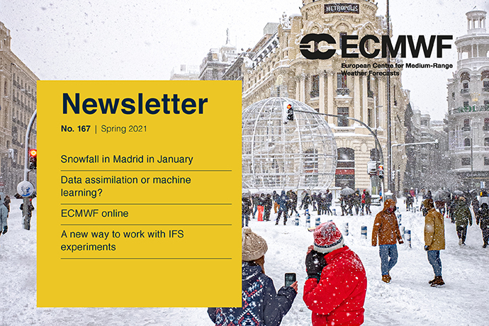 ECMWF Newsletter No. 167 cover image ECMWF Newsletter No. 167 cover image