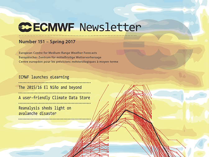 Cover of ECMWF Newsletter No. 151 Cover of ECMWF Newsletter No. 151