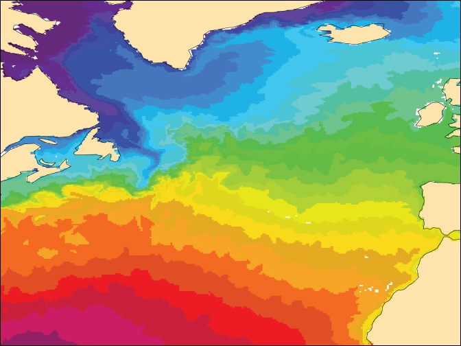 Sea-surface temperature chart IFS Cycle 43r1 Sea-surface temperature chart IFS Cycle 43r1