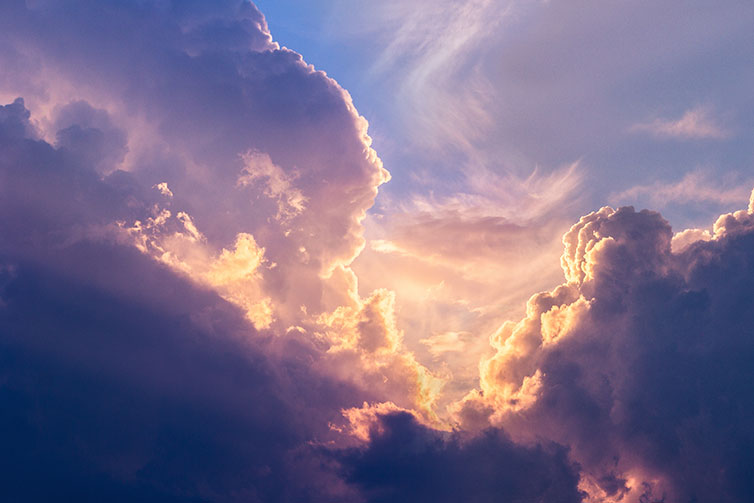 Towering convective clouds Towering convective clouds
