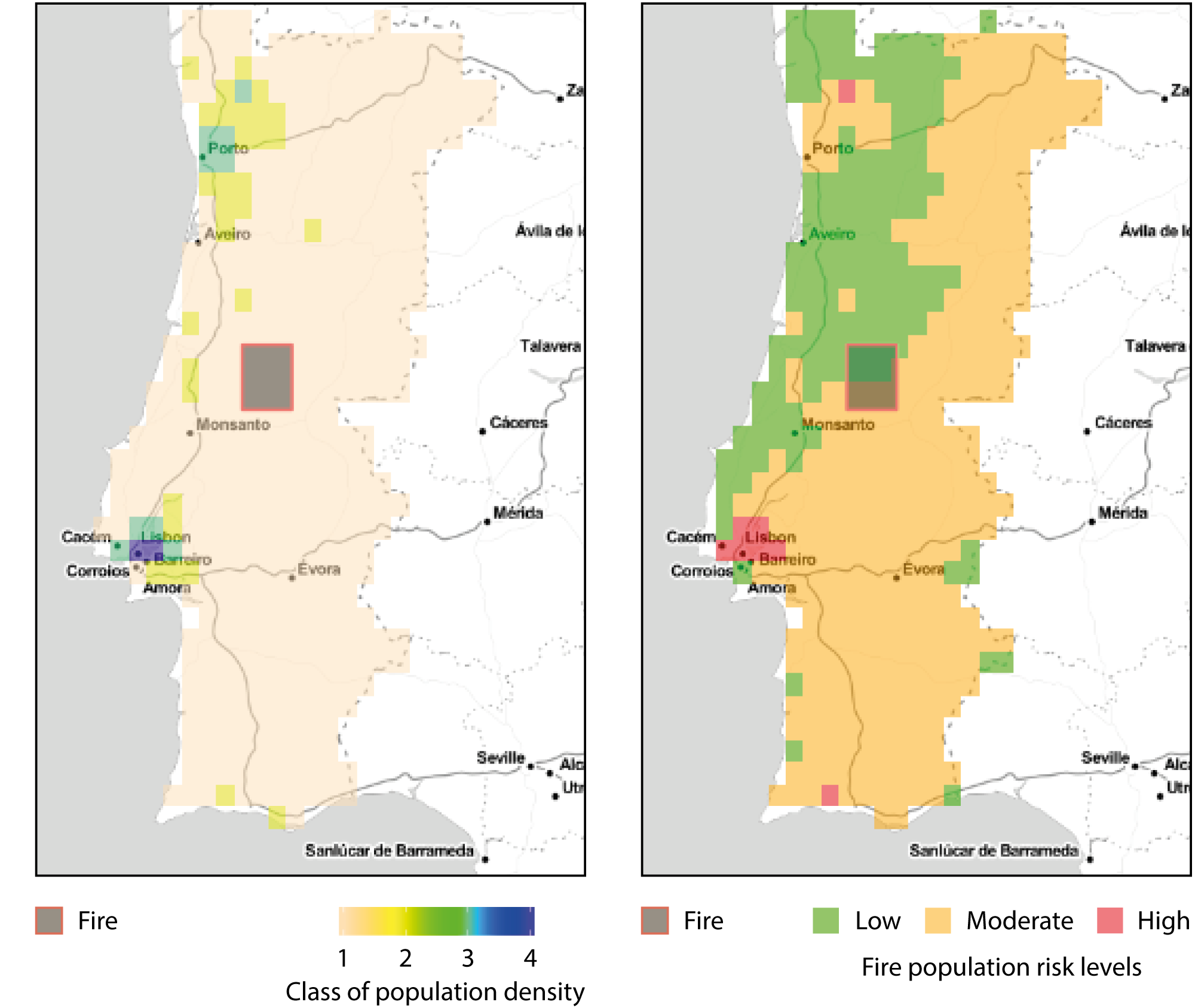 Predicted impact on the population during the event.