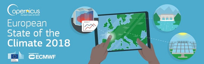 European State of the Climate 2018 image