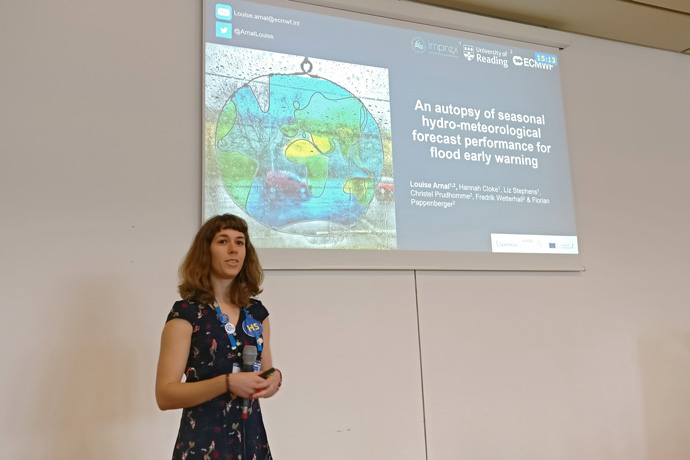 Louise Arnal at the EGU General Assembly 2019