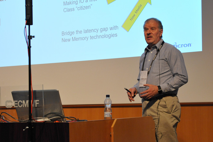 Balint Fleischer at the Sep 19 NEXTGenIO workshop