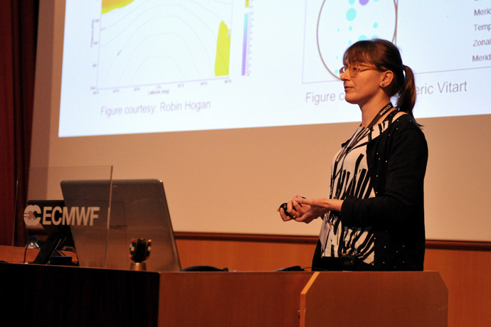 Inna Polichtchouk at stratospheric predictability workshop at ECMWF Nov 19