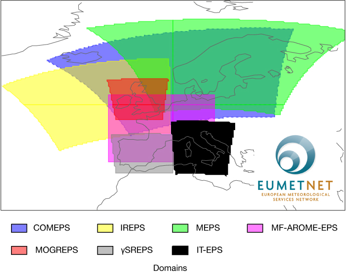 Domains archived at ECMWF.