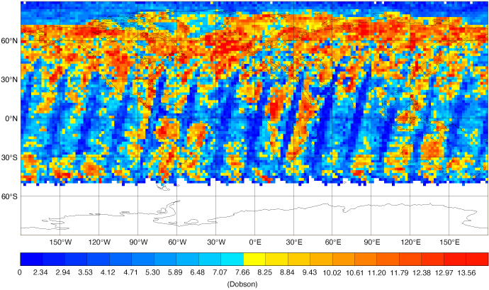 CAMS global observation monitoring plot