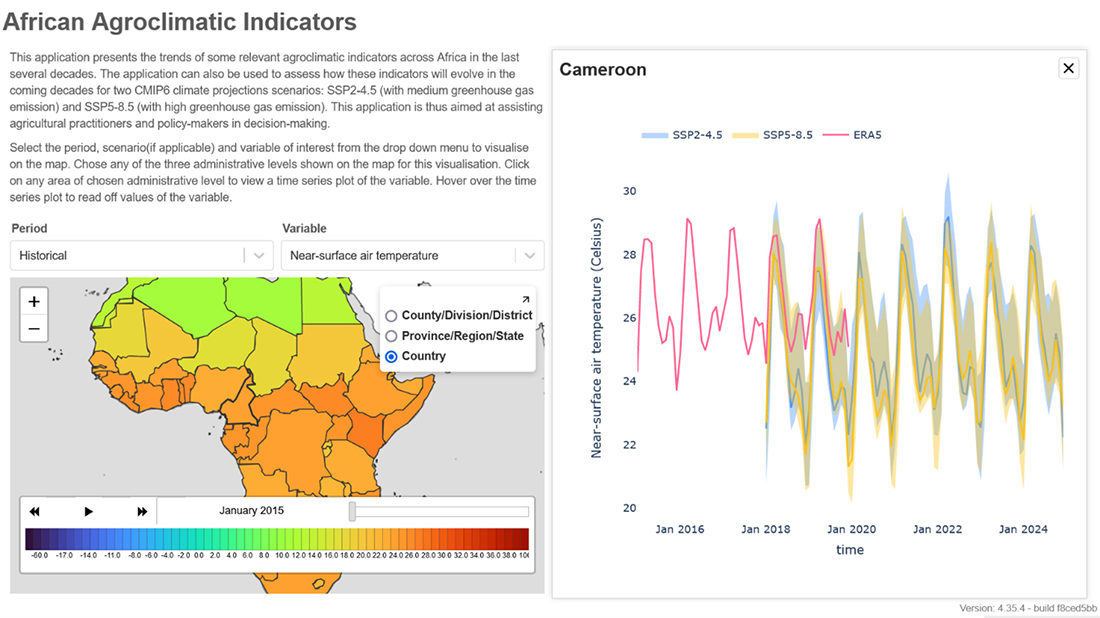 Example of the maps and charts developed.