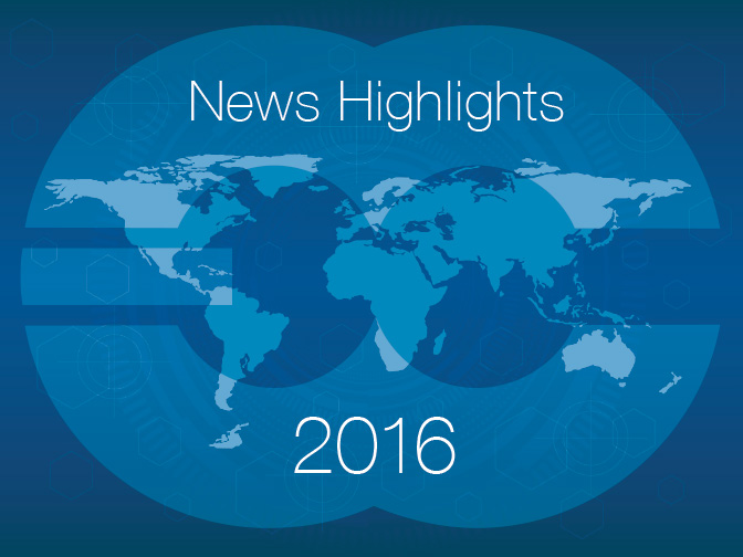 News highlights 2016 News highlights 2016