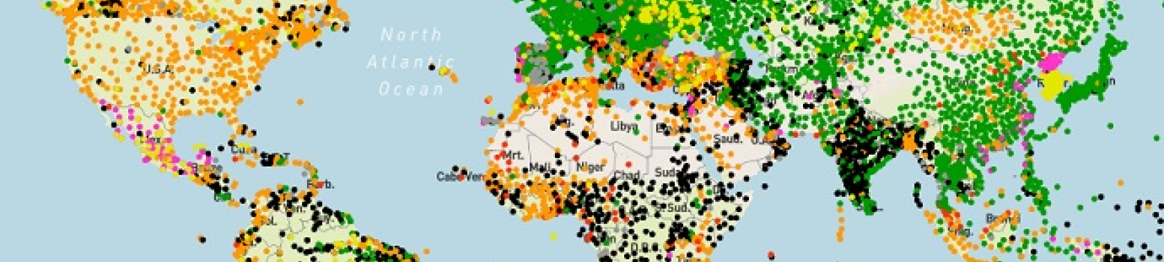 World Rfmo Map WMO and ECMWF launch new web tool to monitor quality of observations ...