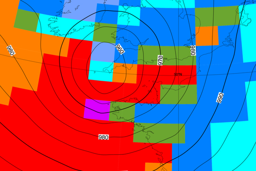 Extract from forecast from ECMWF's experimental AIFS machine learning model