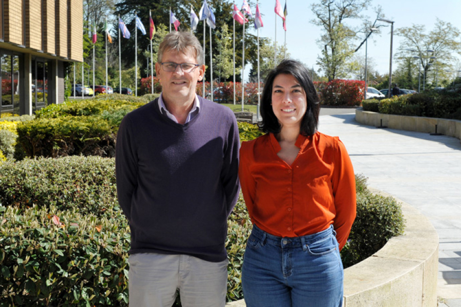 Tim Hewson and Fatima Pillosu