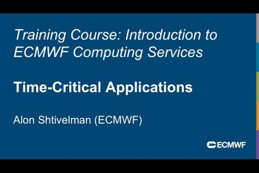 Introduction to ECMWF Computing Services 2025: Time-Critical Applications