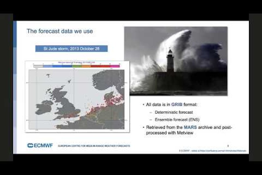 ECMWF Webinar: Data manipulation and visualisation - Processing and visualising ECMWF ensemble data