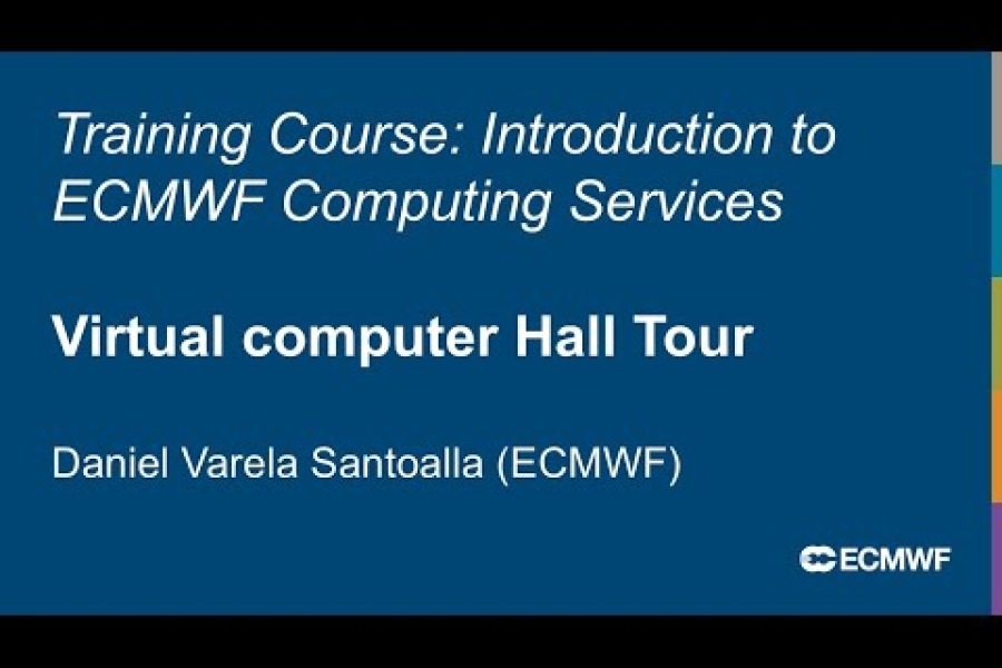 Introduction to ECMWF Computing Services 2025: Virtual computer Hall Tour
