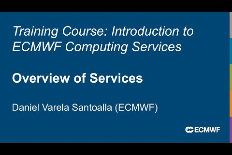 Introduction to ECMWF Computing Services 2025: Overview of Services
