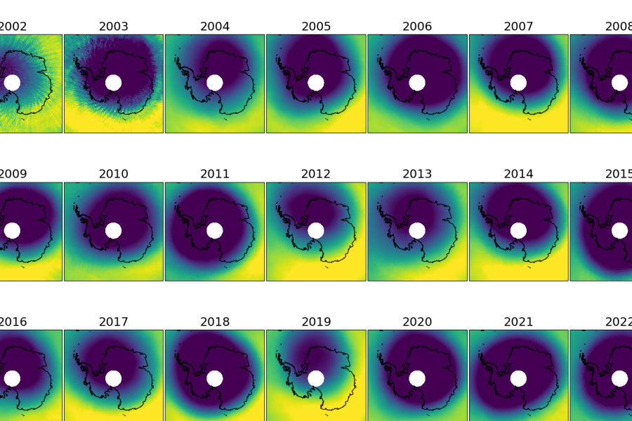Exploring an ozone product available through the Climate Data Store (CDS)