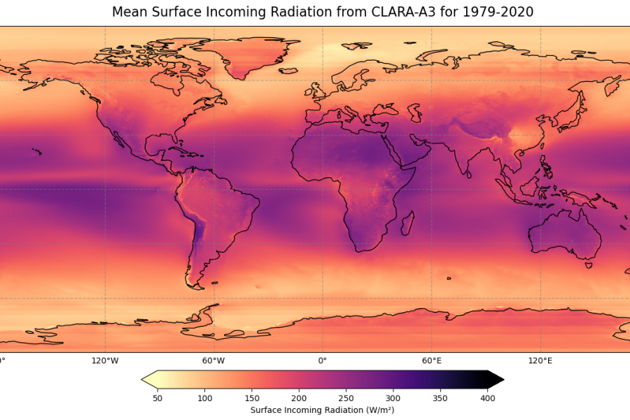 Calculation of global climatology and relative anomalies of surface radiation budget from EUMETSAT's CM SAF CLARA-A3 dataset