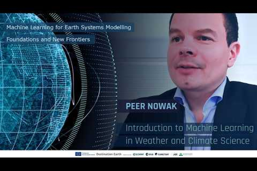 An Introduction to Machine Learning in Weather and Climate Science