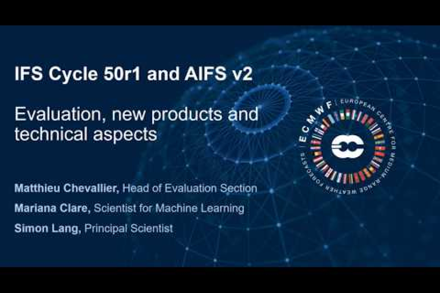 ECMWF IFS Cycle 50r1 and AIFS v2 webinar: Verification, new products and technical aspects